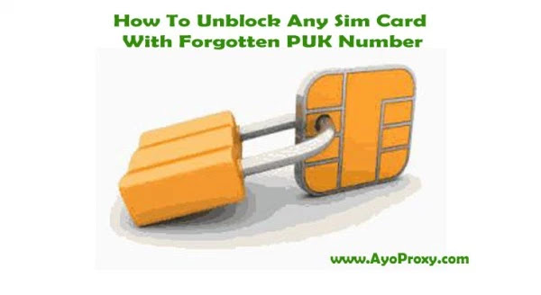 Free puk unlock codes